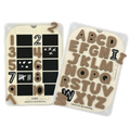 Large TROFAST Chalkboard Based Lid Insert (Uppercase and Numbers) | Sensory Table Lid | Alphabet and Numbers Sensory Table Chalkboard Puzzle Combo